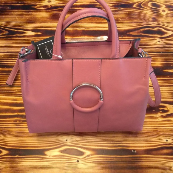 Mondani Dark Mauve Satchel Purse - Picture 3 of 3